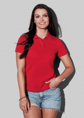 Stedman - Γυναικείο Lux Polo Stedman ST9160 Scarlet Red