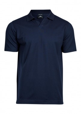 Tee Jays - Ανδρικό V-Neck Polo Luxury Stretch Tee Jays 1404 Navy