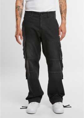 Brandit - Denim cargo pants Brandit BD1026-00007 black