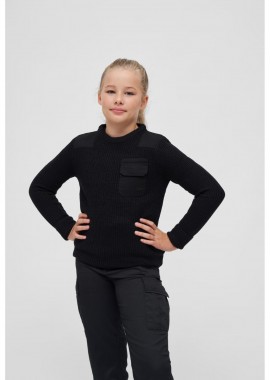 Brandit - Παιδικό BW sweater Brandit BD6019-00007 black