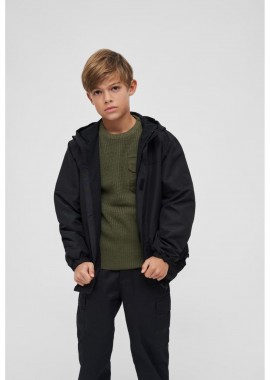 Brandit - Παιδικό summer windbreaker front zip Brandit BD6011-00007 black