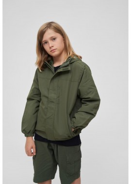 Brandit - Παιδικό summer windbreaker front zip Brandit BD6011-00176 olive