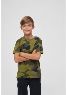 Brandit - Παιδικό T-shirt Brandit BD6017-02640 swedish camo