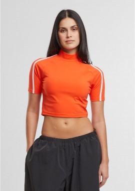 Urban Classics - Γυναικείο High Neck Short Tee Urban Classics TB7137-18330 signalred