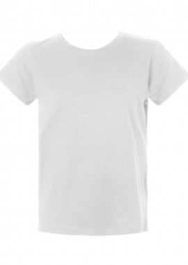 About Basics - Γυναικεία κοντομάνικη φλάμα μπλούζα About Basics Crystal - 00580 White