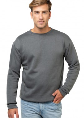 About Basics - Μπλούζα φούτερ ενηλίκων About Basics Ghost - 00141 Dark Grey