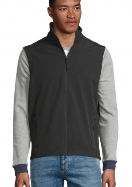 SOLS - Ανδρικό softshell γιλέκο Sol's Race BW Men - 02887 Black