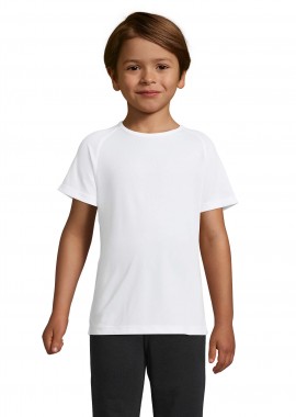 SOLS - Παιδικό αθλητκό T-Shirt Sol's Sporty Kids - 01166 White