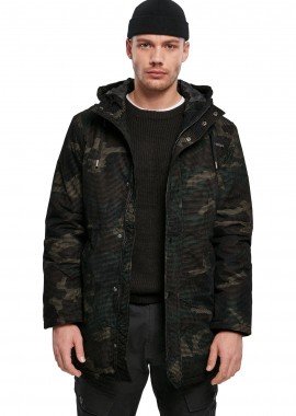 Brandit - Grid camo parka Brandit BD3168-00992 woodland