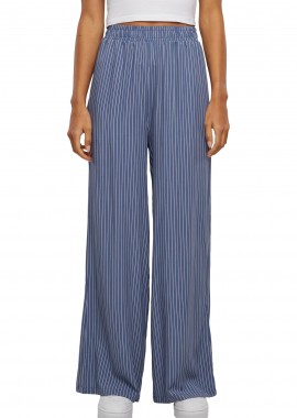 Urban Classics - Ladies Viscose Resort Pants Urban Classics TB6218-12885 Vintagebluepinstripe