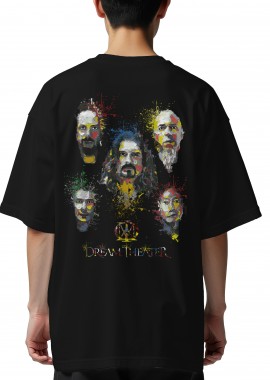 Rock Avenue - Oversized T-Shirt Dream Theater Art1 Rock Avenue Black