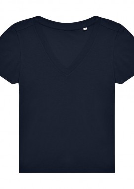 B & C - Γυναικείο Ελαφρύ T-Shirt με V E150 B & C 04042200 Navy