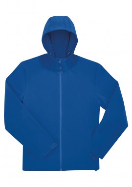 B & C - Softshell με Κουκούλα Reset 3Lr B & C 46042300 Royal Blue