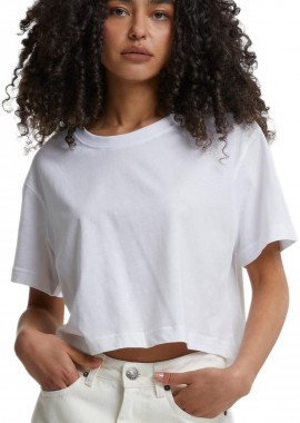 Urban Classics - Ladies Short Oversized Tee Urban Classics TB1555-00220 white