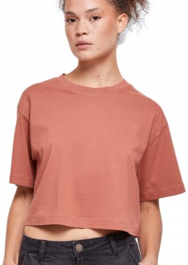 Urban Classics - Ladies Short Oversized Tee Urban Classics TB1555-04420 terracotta