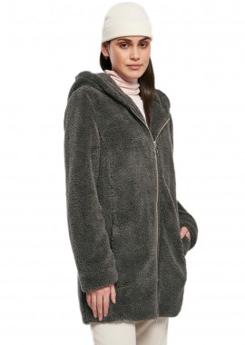 Urban Classics - Ladies Sherpa Jacket Urban Classics TB1755-00075 brown