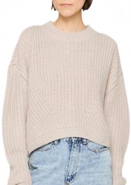 Urban Classics - Ladies Wide Oversize Sweater Urban Classics TB2359-04011 warmgrey
