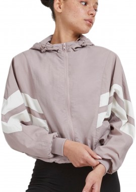 Urban Classics - Ladies Crinkle Batwing Jacket Urban Classics TB2664-02920 duskrose/whitesand