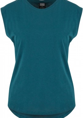 Urban Classics - Ladies Basic Shaped Tee Urban Classics TB3406-01143 teal