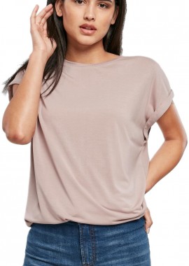 Urban Classics - Ladies Modal Extended Shoulder Tee Urban Classics TB4092-02913 duskrose