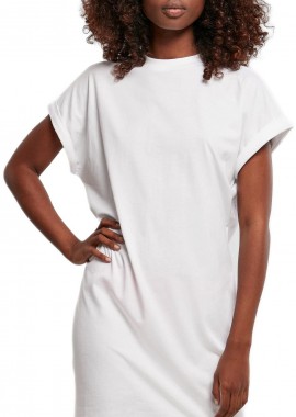 Urban Classics - Ladies Rainbow Tee Dress Urban Classics TB4793-00220 white