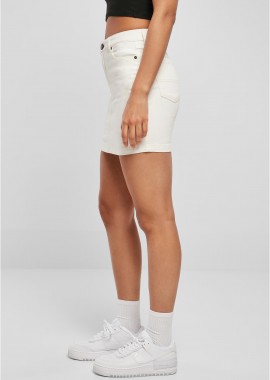 Urban Classics - Ladies Organic Stretch Denim Mini Skirt Urban Classics TB4799-03681 offwhite raw