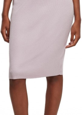 Urban Classics - Ladies Rib Knit Midi Skirt Urban Classics TB5058-00145 lilac