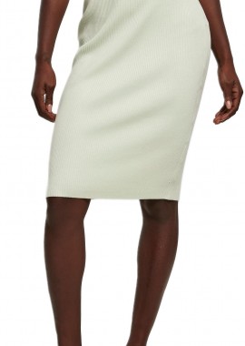 Urban Classics - Ladies Rib Knit Midi Skirt Urban Classics TB5058-03672 lightmint