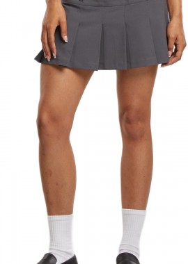 Urban Classics - Ladies Pleated Skirt Urban Classics TB7060-07890 dark stone