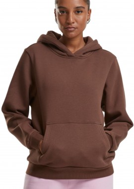Urban Classics - Ladies Fluffy Hoody Urban Classics TB7105-14274 chocolatebrown