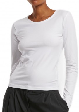 Urban Classics - Ladies Basic Super Slim Longsleeve Urban Classics TB7456-00220 white