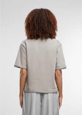 Urban Classics - Ladies Washed Jersey Boxy Shirt Urban Classics TB7465-17822 steelgrey