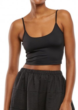 Urban Classics - Ladies Basic Top Low Back Neckline Urban Classics TB7697-00007 black