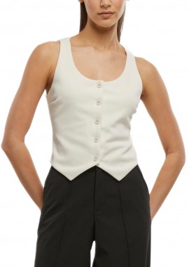 Urban Classics - Ladies Jersey Vest Urban Classics TB7701-00555 offwhite