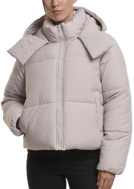 Urban Classics - Ladies Hooded Collar Puffer Jacket Urban Classics TB7797-01325 cloud