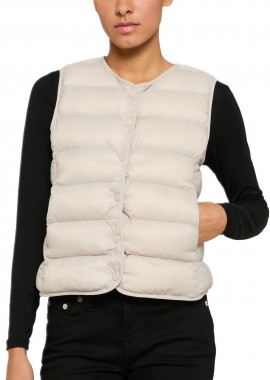 Urban Classics - Ladies Button Puffer Vest Urban Classics TB7957-01325 cloud