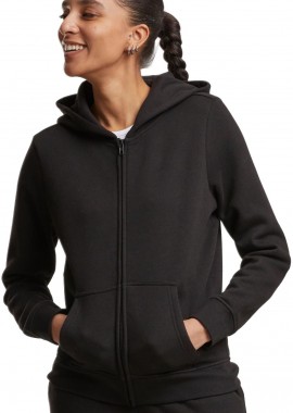 Urban Classics - Ladies Basic Essential Zip Hoody Urban Classics TB8005-00007 black