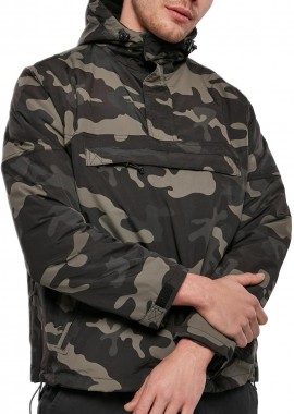 Brandit - Fleece Pull Over Windbreaker Brandit BD3001-00707 darkcamo