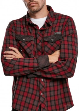 Brandit - Duncan Checked Shirt Brandit BD4016-02650 red/brown