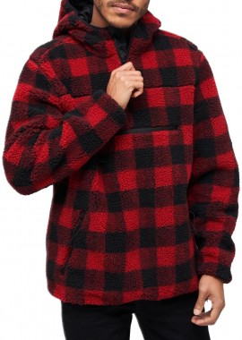 Brandit - Teddyfleece Worker Pullover Brandit BD5023-00869 red/black