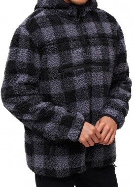 Brandit - Teddyfleece Worker Pullover Brandit BD5023-01198 black/grey