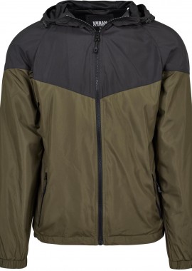 Urban Classics - 2-Tone Tech Windrunner Urban Classics TB2107-01338 blk/darkolive