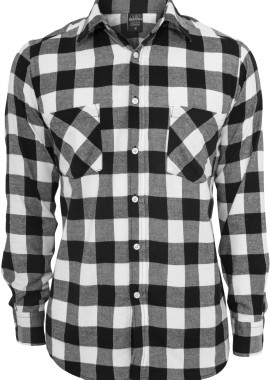 Urban Classics - Checked Flanell Shirt Urban Classics TB297-00050 blk/wht