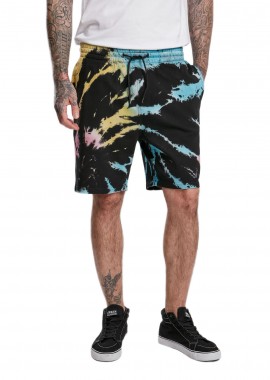 Urban Classics - Tie Dye Sweat Shorts Urban Classics TB3518-00007 black