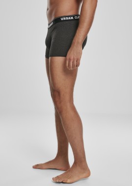 Urban Classics - Boxer Shorts 3-Pack Urban Classics TB3540-02468 branding AOP/black/charcoal
