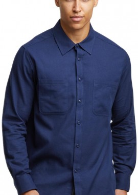 Urban Classics - Flanell Shirt Urban Classics TB6357-00155 navy