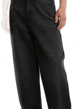 Urban Classics - Tapered Heavy Ounce Baggy Jeans Urban Classics TB6746-00709 black washed