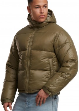 Urban Classics - Shiny Puffer Jacket With Hood Urban Classics TB7585-03057 tiniolive