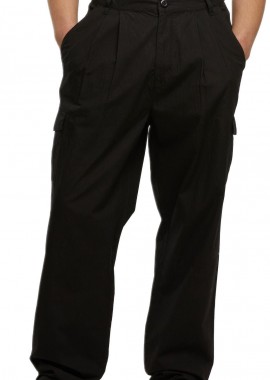 Urban Classics - Wide Pleated Cargo Pants Urban Classics TB7604-00007 black