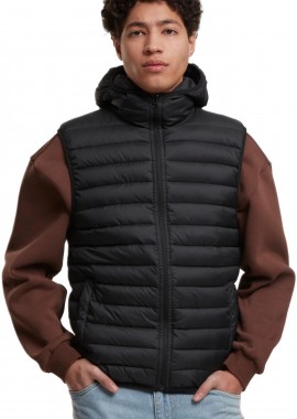 Urban Classics - Basic Light Weigh Vest With Hood Urban Classics TB8020-00007 black